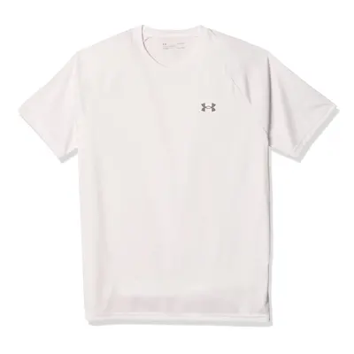 Under Armour Mens UA Tech Short Sleeve Shirt (Small Whitegray)