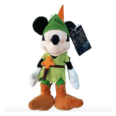 Mickey Mouse dressed as Peter Pan Soft Plush Doll Toy NEW