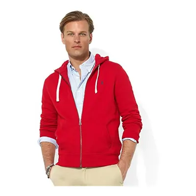 POLO RALPH LAUREN Men's Fleece Zip Hoodie Red