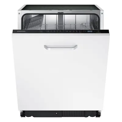 Samsung Series DW60M6040BB Fully Integrated Standard Dishwasher - Black Control Panel with Fixed