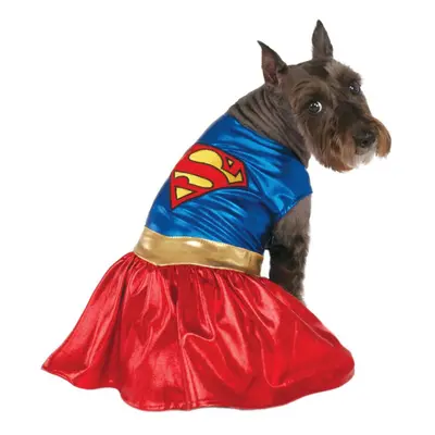 DC Comics Pet Costume X-Large Supergirl Blue