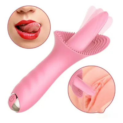 Waterproof mode Automatic Tongue Vibrator Silicone