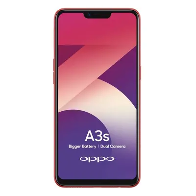 (Red) OPPO A3s Dual Sim | 64GB | 4GB RAM