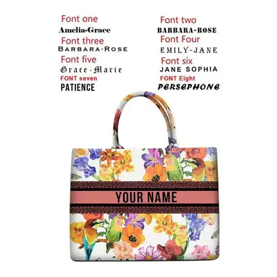 (56 Printed handbag, 42X32X10CM) Handbag lady Personalized Fashion Printing Large Capacity Canva