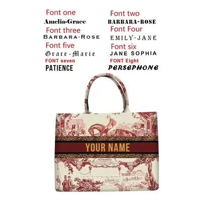 (42 Printed handbag, 42X32X10CM) Handbag lady Personalized Fashion Printing Large Capacity Canva