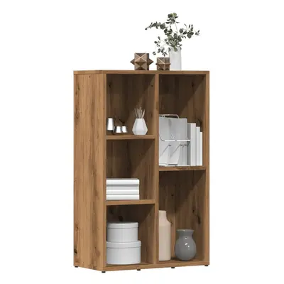 vidaXL Book Cabinet Artisan Oak 45x25x80 cm Engineered Wood