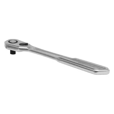 Low Profile 90-Tooth Ratchet Wrench - 1/4 Inch Sq Drive - Flip Reverse Mechanism