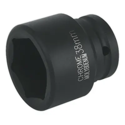 38mm Forged Impact Socket - 3/4 Inch Sq Drive - Chromoly Impact Wrench Socket