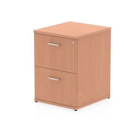 Impulse 2drw Filing Cabinet Beech