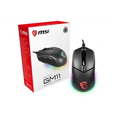 Msi Clutch GM11 Usb Rgb Led Black Gaming Mouse GM11