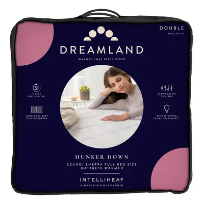 Dreamland Scandi Sherpa Single Control Underblanket-Double