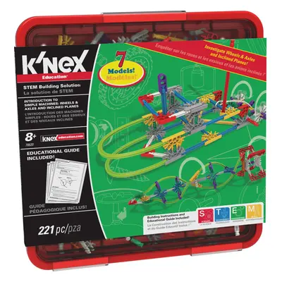 KNEX Education - Intro to Simple Machines: Wheels Axles & Inclined Planes Set - Pieces - Ages 8+