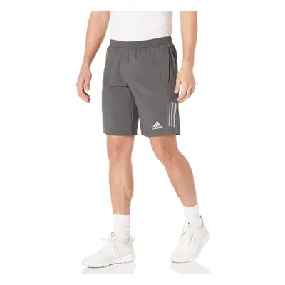 adidas Men's Standard Own The Run Shorts Grey Six/Reflective Silver