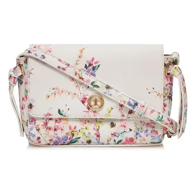 The Collection Womens White Floral Print Cross Body