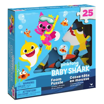 Pinkfong Baby Shark 25-Piece Foam Jigsaw Puzzle for Families, Kids, and Preschoolers Ages and Up