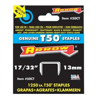 Arrow Fastener Co. .53in. T50 Staples 50CT24 - Pack of