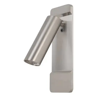 Leds-C4 Lire - LED Wall Reading Light Satin Nickel 179lm 2700K