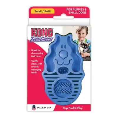 KONG Zoom Groom Boysenberry Small Brush