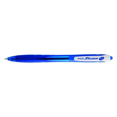 Pilot Begreen Recycled Rexgrip Retractable Ballpoint 1.0 mm Tip (Box of 10) - Blue