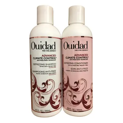 Ouidad Advanced Climate Control Defrizzing Shampoo & Conditioner Set Each 8.5 OZ