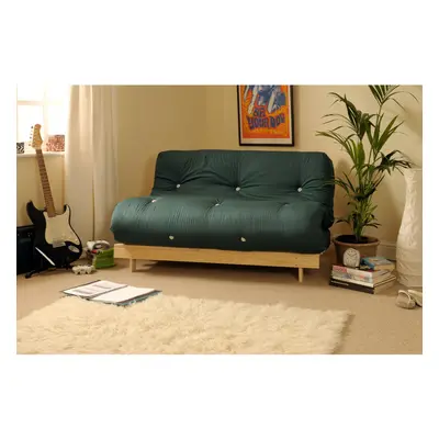 (Green, 4ft6 Double) Ayr Luxury Futon Set