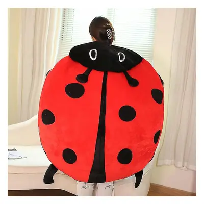 (60cm) 100cm Wearable Insect Plush Toys Ladybug Stuffed Cushion Funny Party Cosplay Doll Stuffed