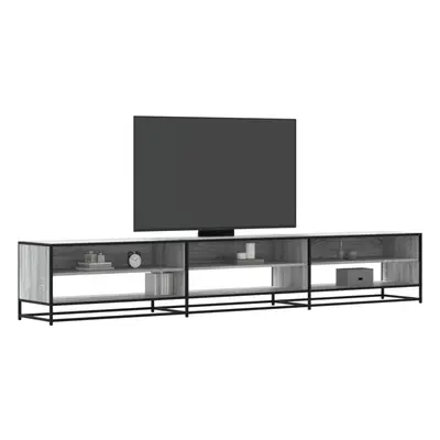 vidaXL TV Cabinet Grey Sonoma 270x40x46 cm Engineered Wood