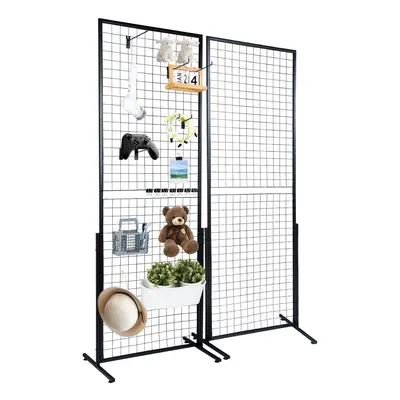 VEVOR 2' x 5.6' Grid Wall Panels Tower Packs Wire Gridwall Display Racks