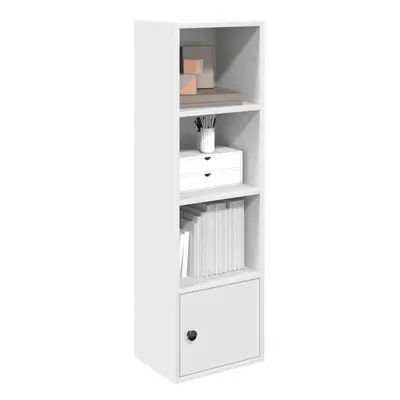 vidaXL Bookcase White 31x24x102 cm Engineered Wood bookshelf book case