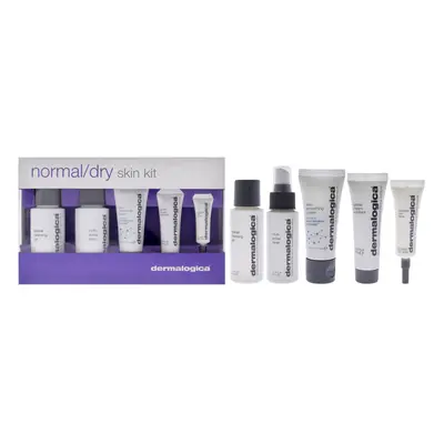 Normal Dry Skin Kit by Dermalogica for Unisex - Pc 1.7oz Special Cleansing Gel, 0.3oz Gentle Cre