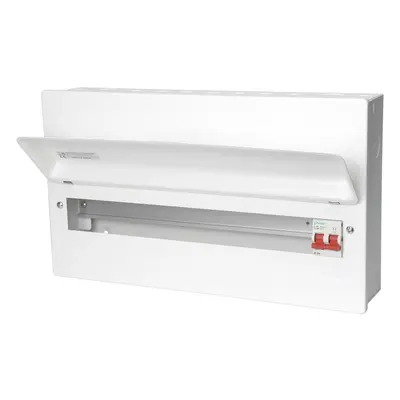 DANSON METAL CONSUMER UNIT - WAYS SUPPLIED WITH 100A MAIN SWITCH