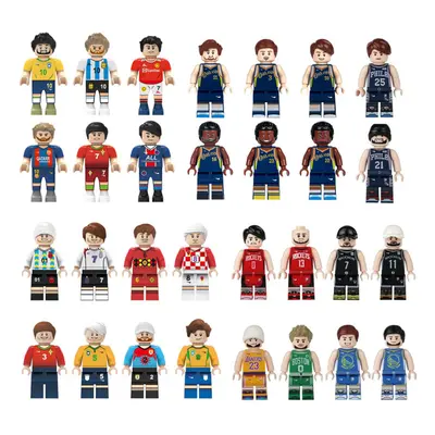 32PCS World Cup Basketball Team Image Suitable fit LEGO Building Block Toys