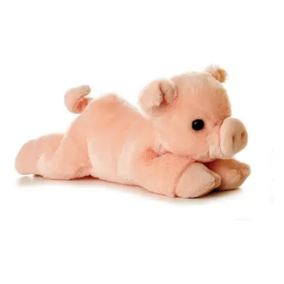 8" Mini Flopsie Percy Pig Soft Toy - Aurora - aurora flopsie pig