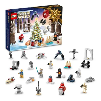 LEGO Star Wars Advent Calendar Building Toy Set for Kids Boys and Girls Ages 6+ Characters and M