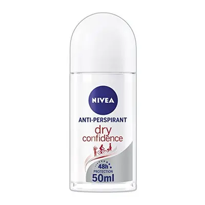 NIVEA Anti-Perspirant Deodorant Roll On, Dry Confidence (40 ml), Hour Protection, Fresh Fragranc