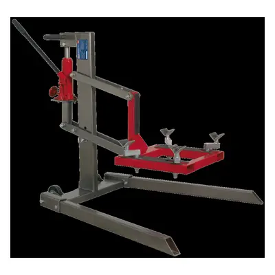 Single Post Hydraulic Portable Motorcycle Lift 450kg Capacity