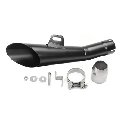 (Black) 51mm Exhaust Systems Muffler Pipe For Yamaha YZF R6 Stainless GP Universal