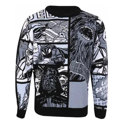 (L, Multicoloured) Star Wars Unisex Adult Manga Knitted Jumper