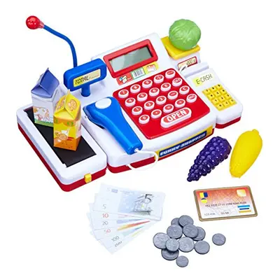 104525700 Pretend Play Toy Till Register Check Out Counter and Scanner