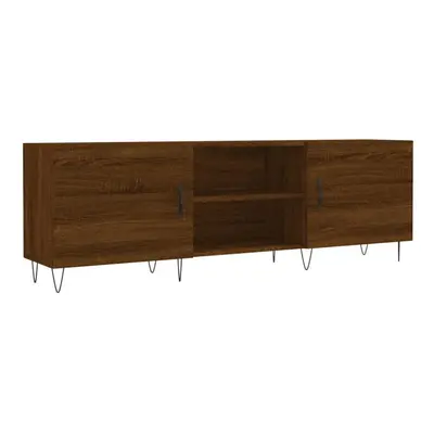 (brown oak) vidaXL TV Cabinet TV Console Sideboard Media Console White Engineered Wood