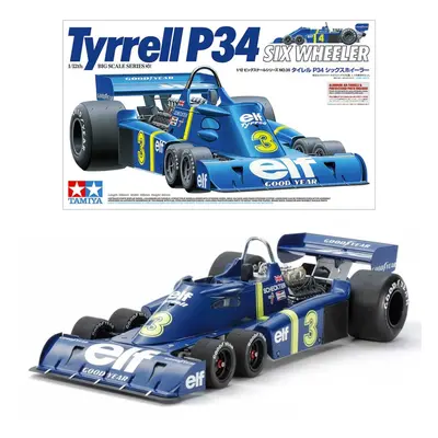 Tamiya Tyrrell P34 Six Wheeler w/Photo-Etched Parts 1:12 Plastic Model Kit