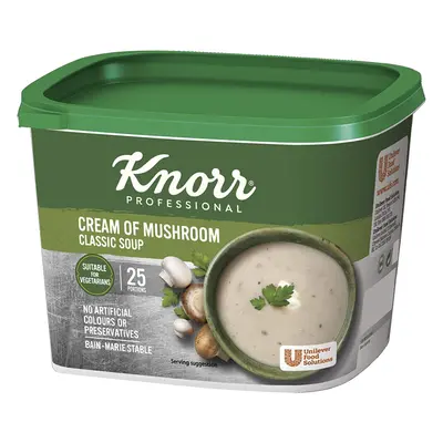 Knorr Classic Cream Of Mushroom Soup Mix, Portions (Makes 4.25 Litres)