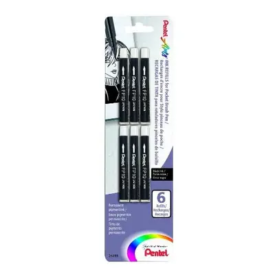 Pentel Ink Pocket Brush Pen Refills kg Black