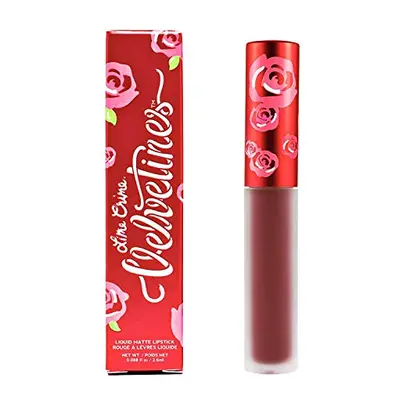 Lime Crime Velvetines Liquid Matte Lipstick, Saint - Cranberry Red- French Vanilla Scent -Long-L