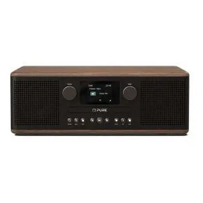 Pure CLASSIC-CD6 DAB+/FM CD Radio with Bluetooth - Black & Walnut