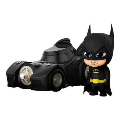 Official DC Comics Batman with Batmobile Cosbaby Set