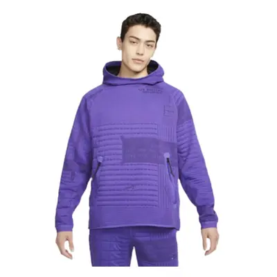 Nike Men's Therma-Fit Tech-Pack Hooded Sweatshirt Hoodie Purple