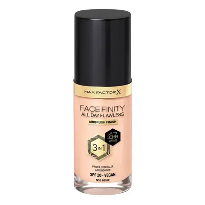 Facefinity 3-in-1 All Day Flawless Liquid Foundation, SPF Beige (Packaging May Vary)