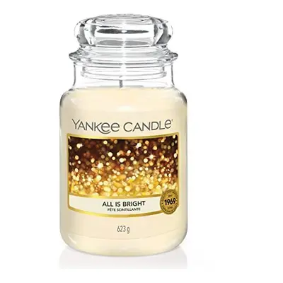 Scented Candle | All is Bright Large Jar Candle | Long Burning Candles: up to Hours | Perfect Gi