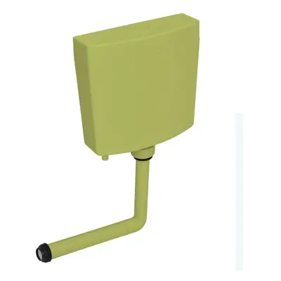 vidaXL Toilet Cistern with Bottom Water Inlet 3/6 Olive Water Toilet Tank